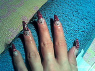 egy vörös esküvői ruhához