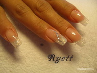 Csillámos vég swarovski kövekkel