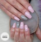 Best Nails - Pink és ezüst körmök