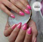 Best Nails - Pink körmök aurora porral