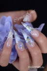 Épített porcelán stiletto