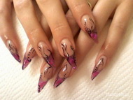 Best Nails - Rózsaszín feketével