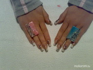 porcelán francia diszitett