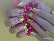 porcelán francia diszitett