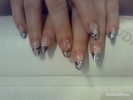 porcelán francia diszitett