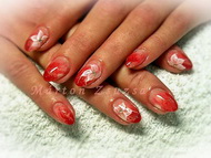 porci köröm és zselé virág