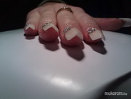 Arany csillámos porcelán edge