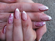 zselés akril díszítés