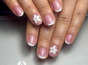 Nyaralós francia 3D virággal