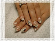 ezüst csillámos francia