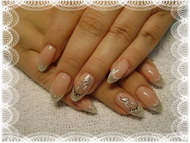 csillámos pöttyös francia