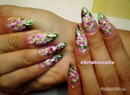 akrill díszítés virágok