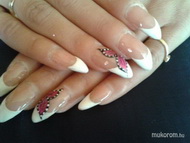 zselés építés lakk díszítéssel