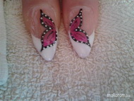 zselés építés lakk díszítéssel