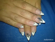 zselés építés lakk díszítéssel