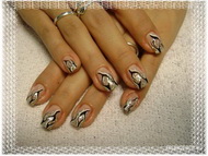 csillámos fekete mntás