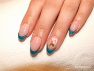 Türkíz árvácskával