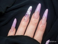 Gótikus mandula zselés virággal