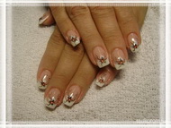 francia kis virágokkal