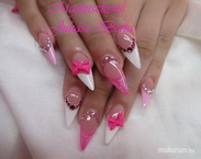 zselé építés porcelánnal