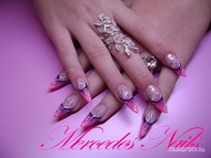 pink lila stiletto