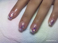 Francia flitterekkel topshine silkkel