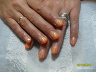 műköröm 110 GEL LACCAL díszatve 