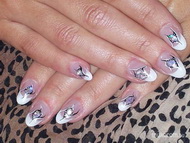 elegáns ezüst fehér