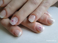 Francia kis virággal