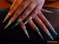 papagáj és  virág