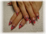 masni rózsaszín csillámmal