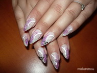 épített zselés köröm