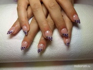 Lila párcud mintás