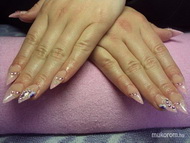 rózsaszín lila virággal