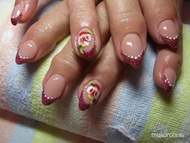 Fukszia árvácskával