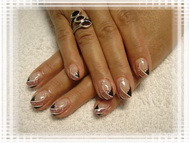 csillámos egy kis feketével