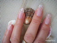 törtkagyló díszítés