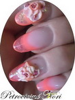 Pink hexagonnal rózsával