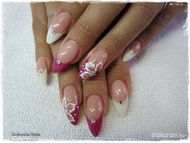 Csillának 3D virággal