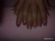 egyszerű csillámporos