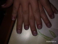 manikűr utána sima francia 