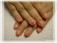 narancsos csillámos