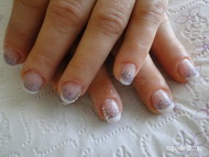 Áginak francia csillámos