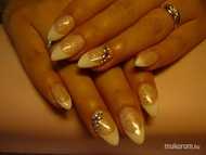 francia csillámos coverral