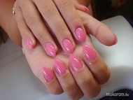 épített zselé és Shellac  Mónikáé