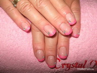 zselé építés virág kővel