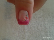 Virágos szines véggel