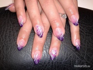 gyönygös csillámos 