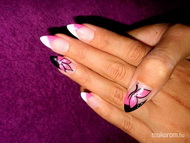Fekete Pink Fehér