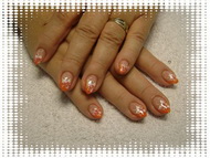 narancsos kis virággal